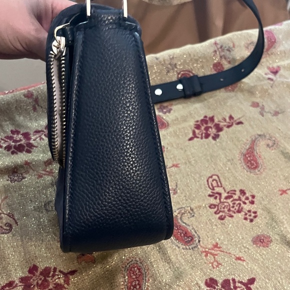 Kate Spade suede and leather Midnight deep Blue Crossbody Bag - Picture 7 of 15
